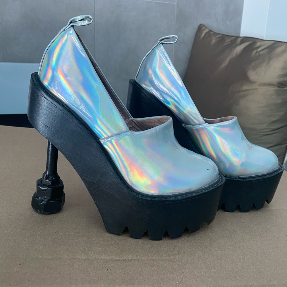 Halloween and beyond Jeffrey Campbell Talbot Platform bolt Heel